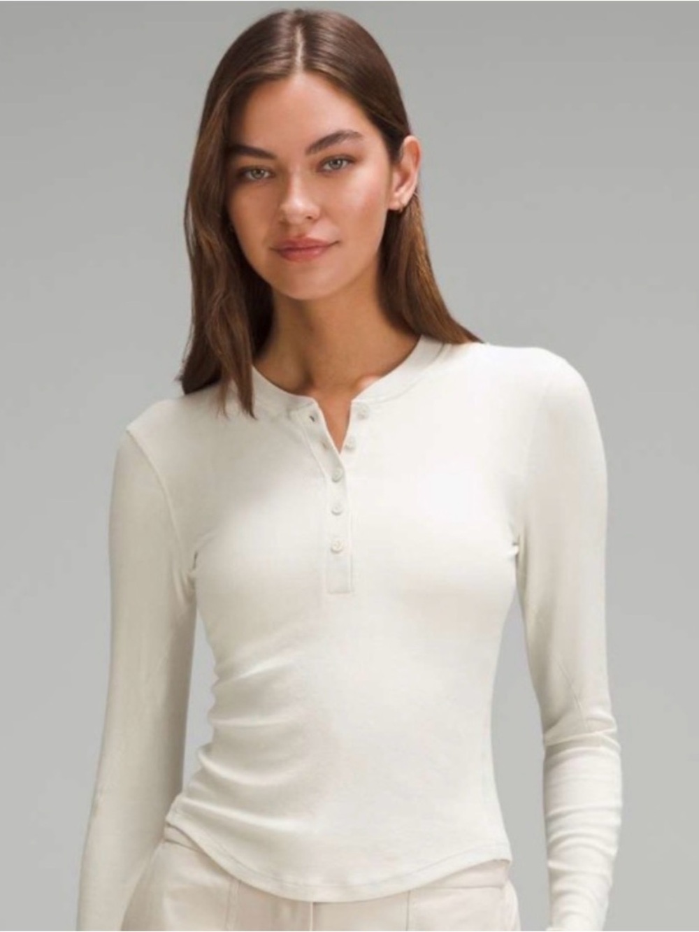 Lululemon hold tight Henley Long-Sleeve Top women’s 10